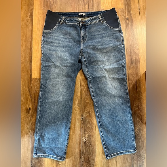 Thyme Ankle Maternity Jeans - Picture 1 of 2